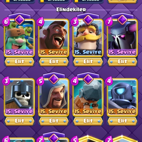  CLASH ROYALE FUL HESAP